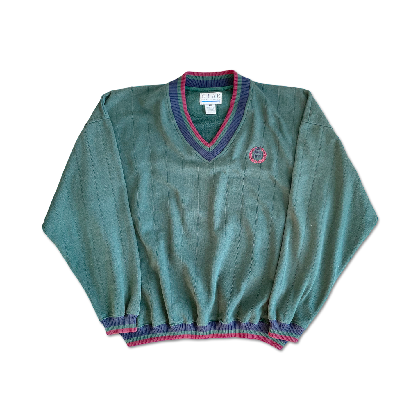 90's Oak Hill Country Club V-Neck Sweatshirt