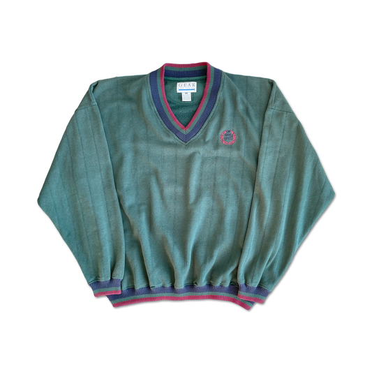 90's Oak Hill Country Club V-Neck Sweatshirt