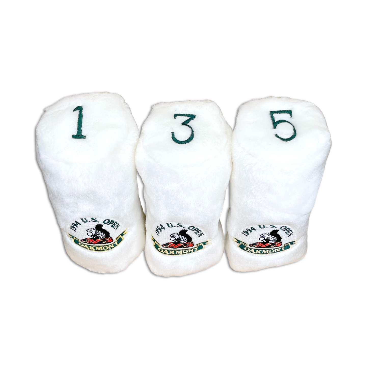 1994 U.S. Open Oakmont Country Club Headcover Trio