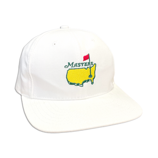 90's Masters Augusta National Leather Strapback Hat