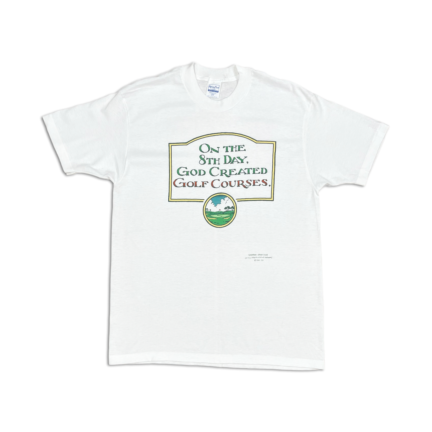 80's God Created Golf Courses T-Shirt