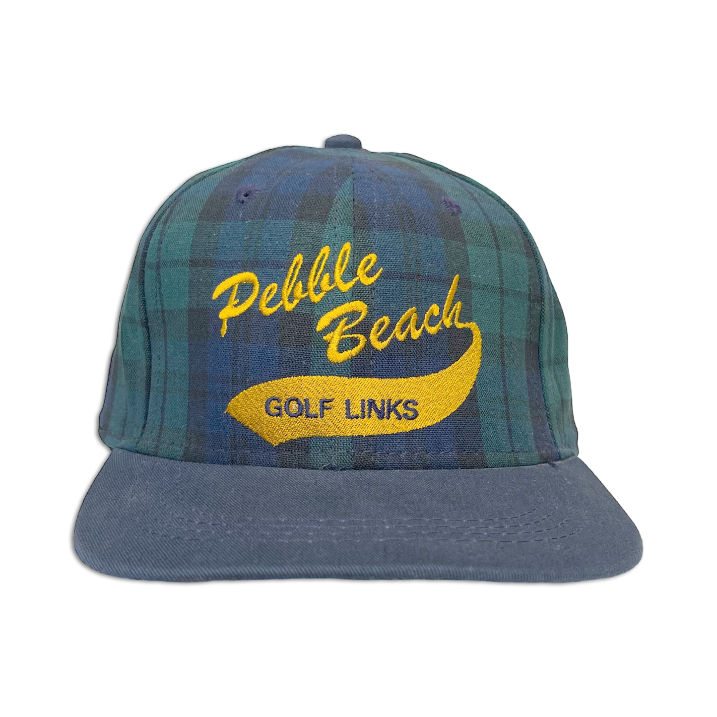 90's Pebble Beach Golf Links Plaid Hat