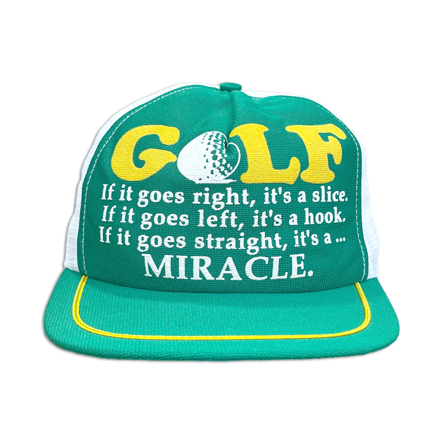 80's Golf Miracle Novelty Hat