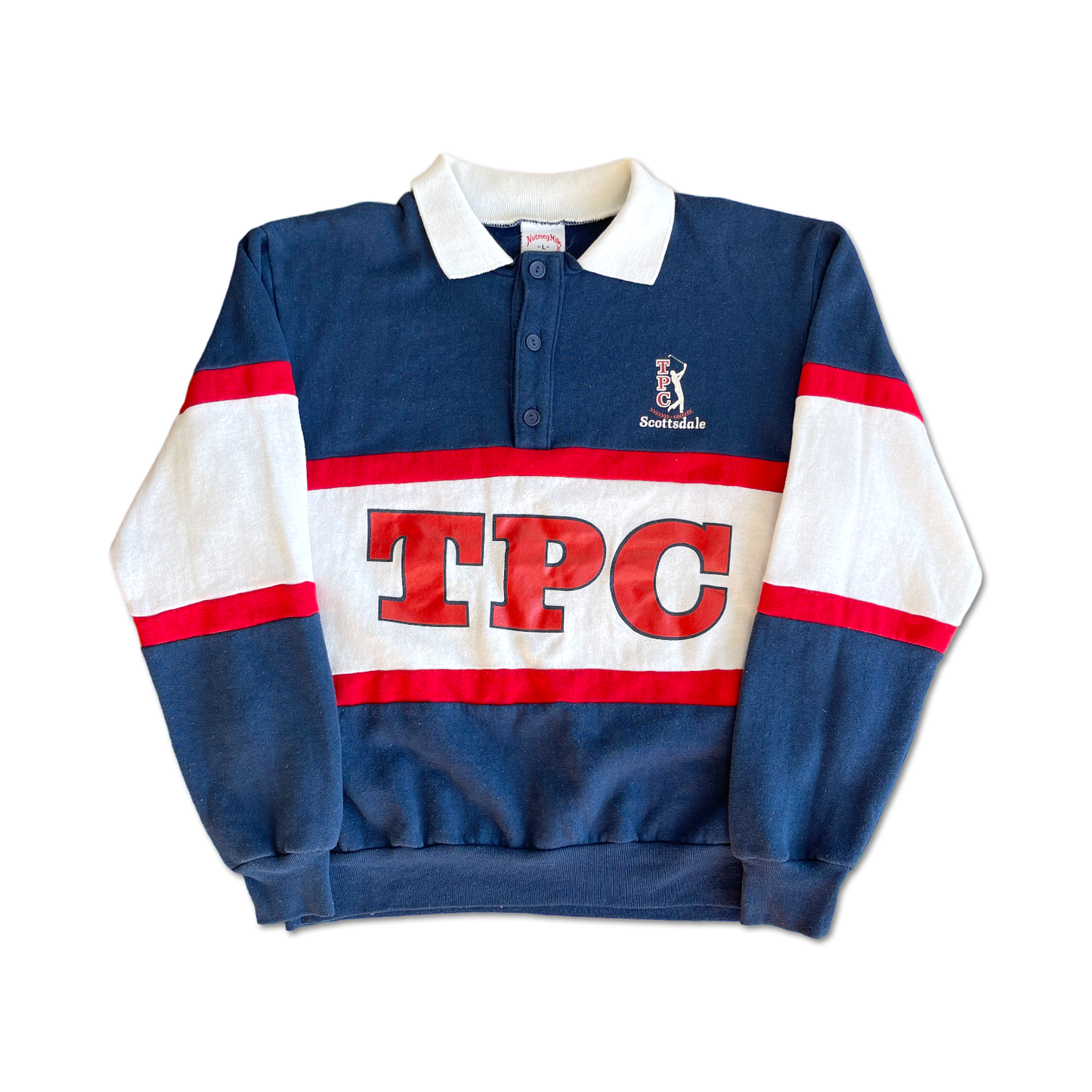 80's TPC Scottsdale Rugby Crewneck