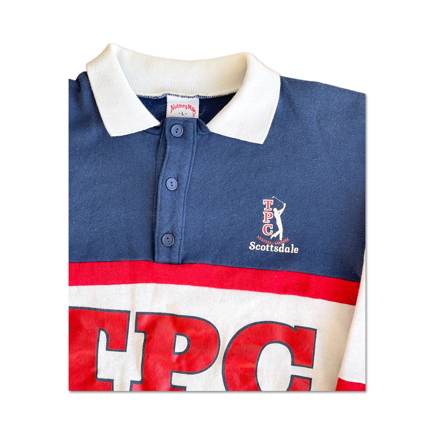 80's TPC Scottsdale Rugby Crewneck