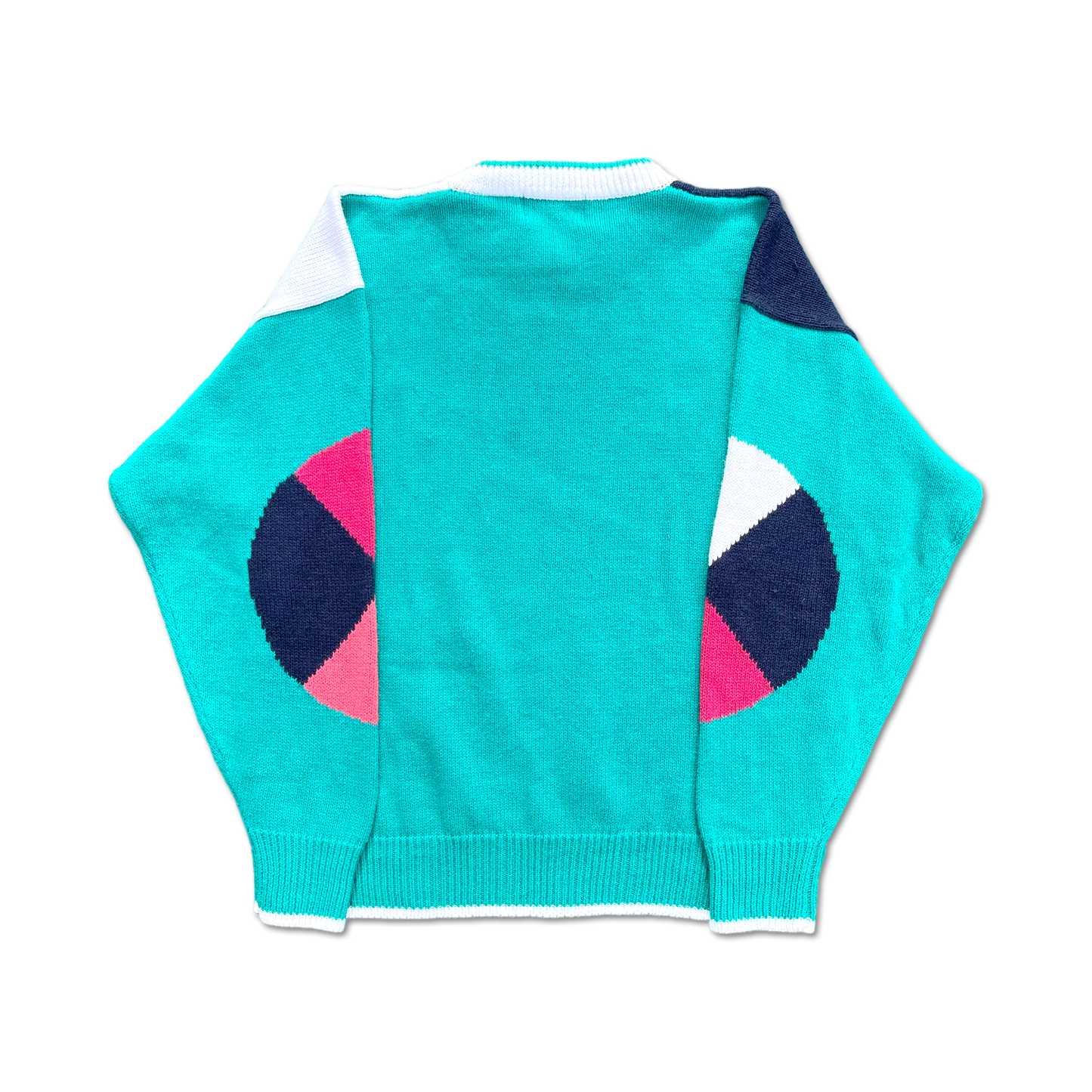 90's Abstract Knit Golf Sweater
