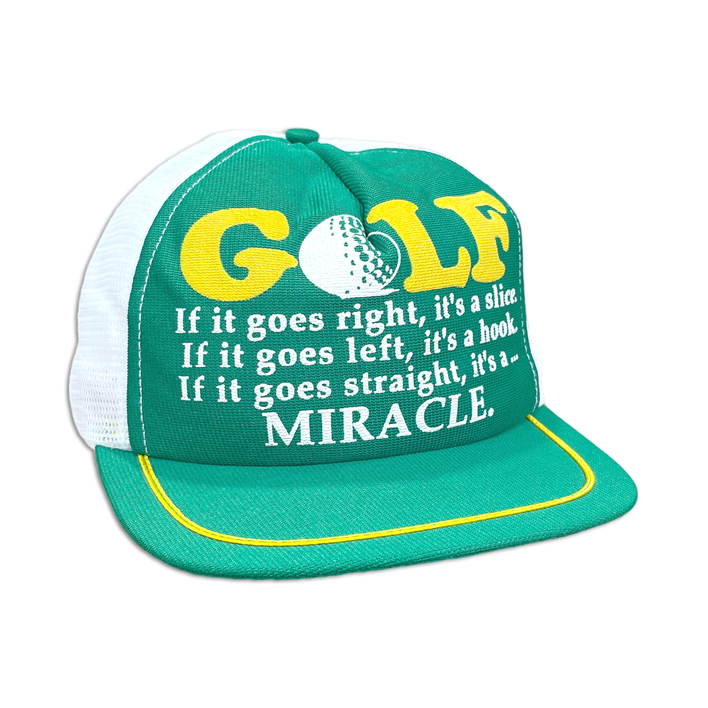 80's Golf Miracle Novelty Hat