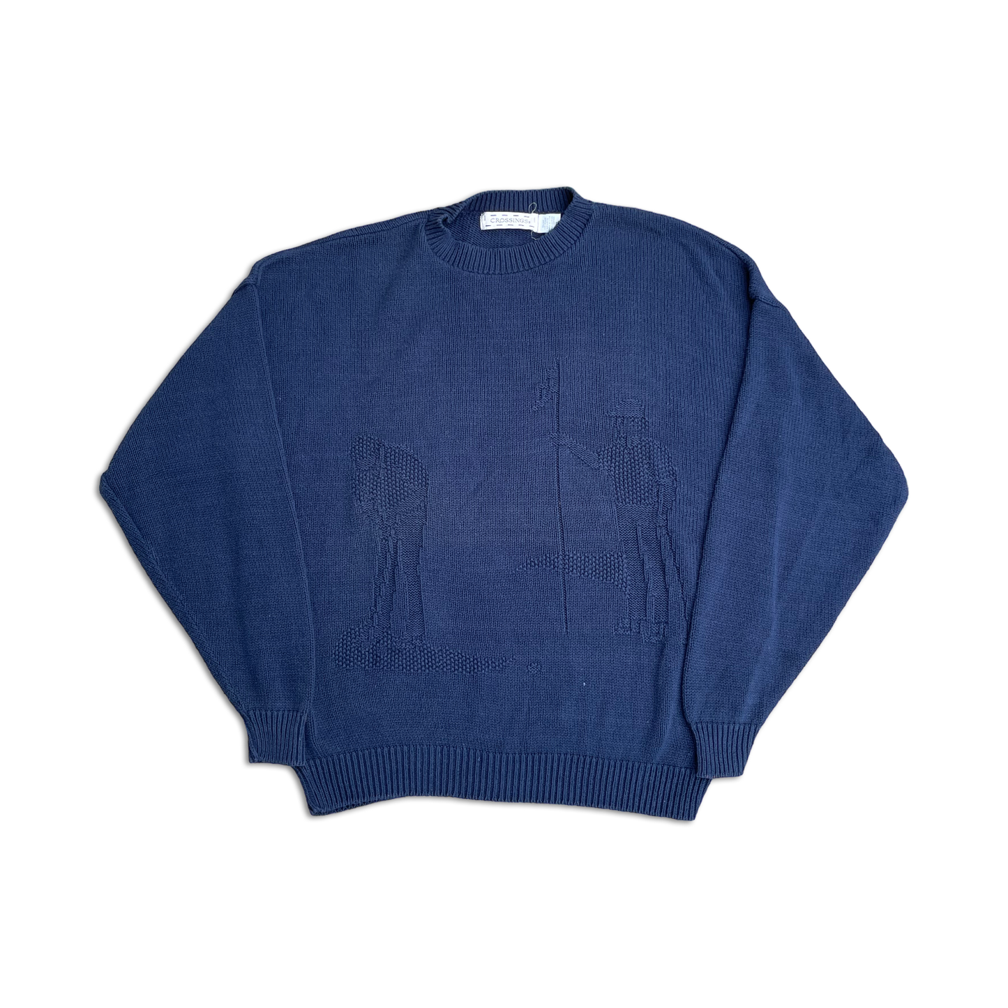 90's Hidden Imprint Golf Knit Sweater