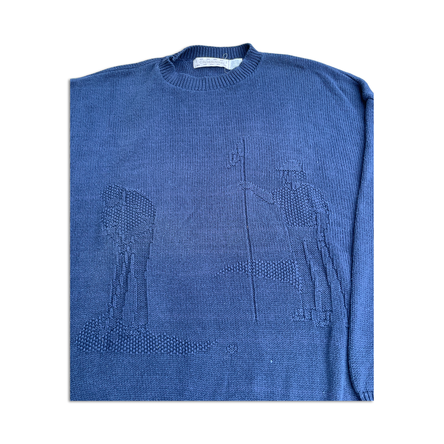 90's Hidden Imprint Golf Knit Sweater