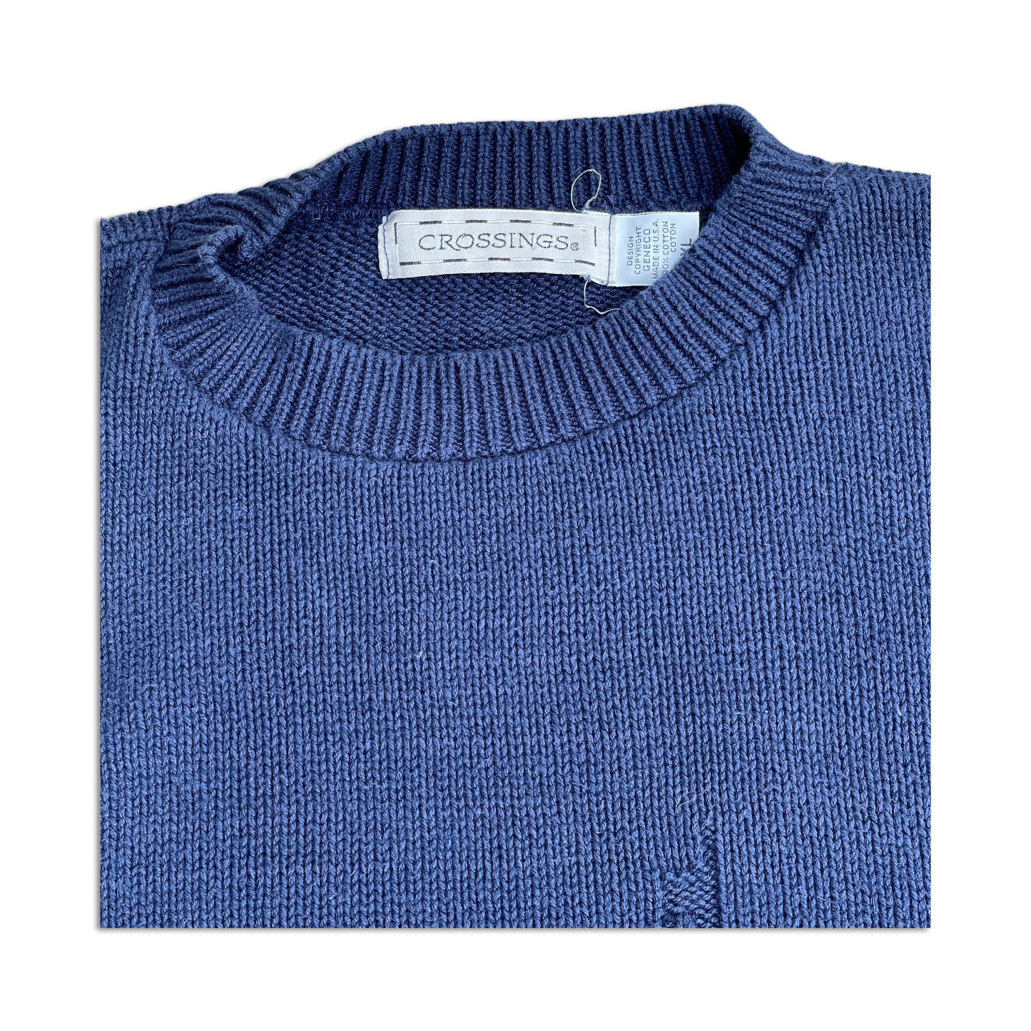 90's Hidden Imprint Golf Knit Sweater
