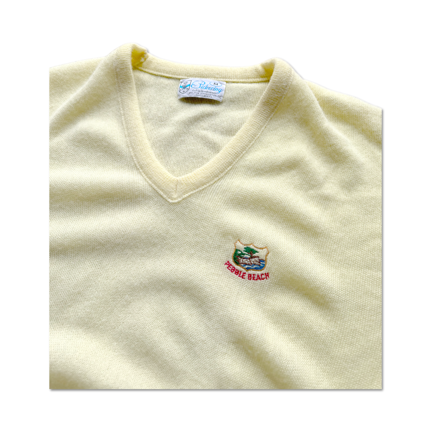 80's Pebble Beach V-Neck Sweater