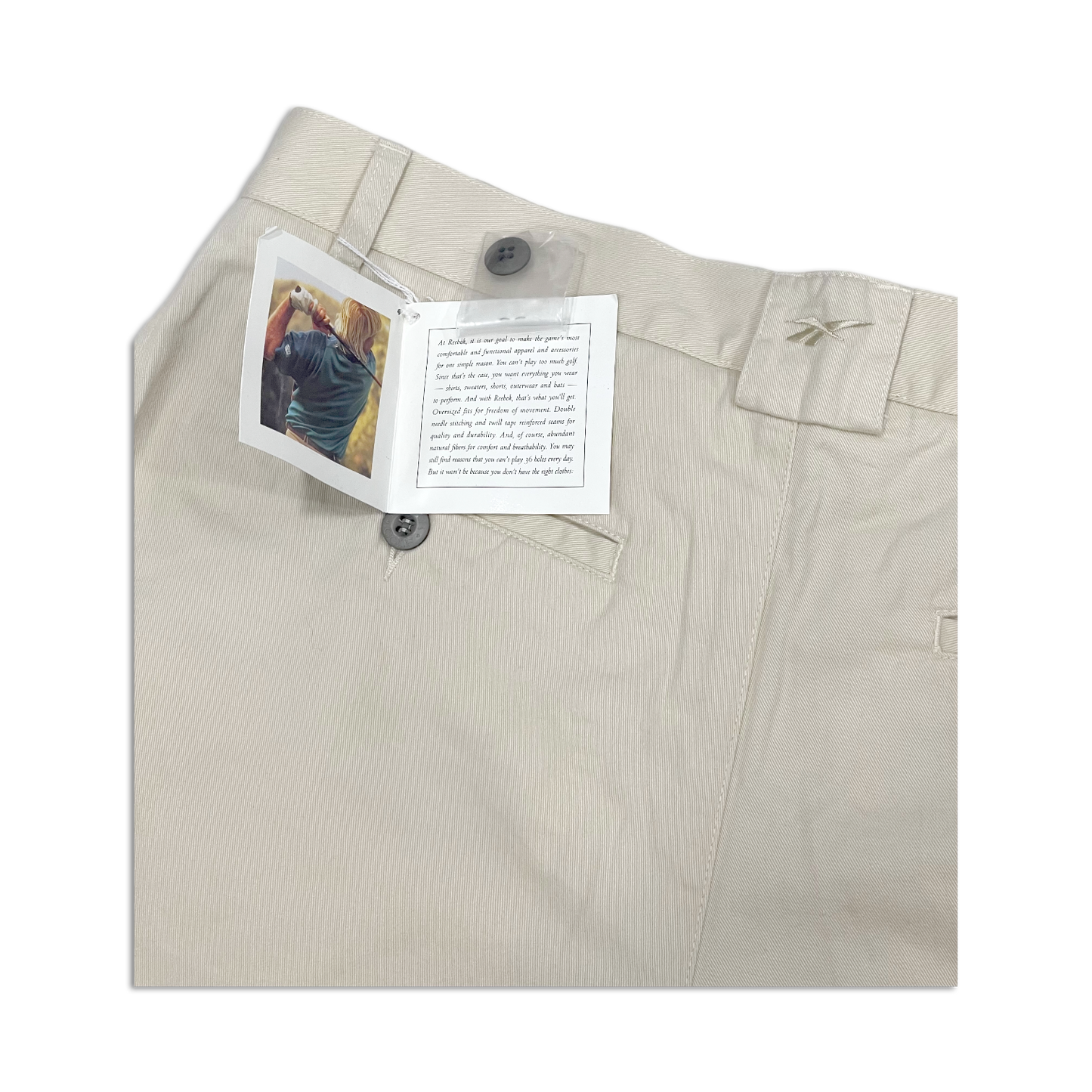1993 Reebok John Daly Pleated Golf Shorts