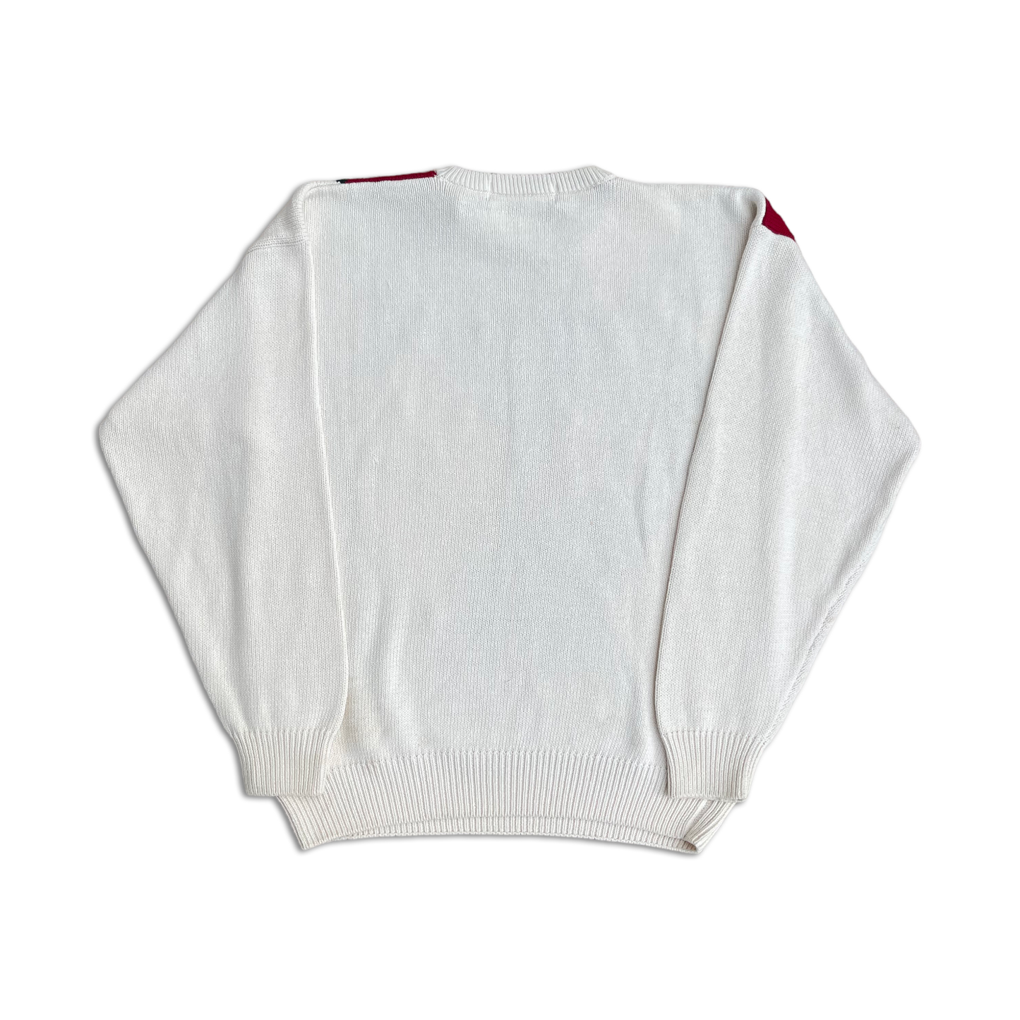 90's Golf Flag Checkered Knit Sweater