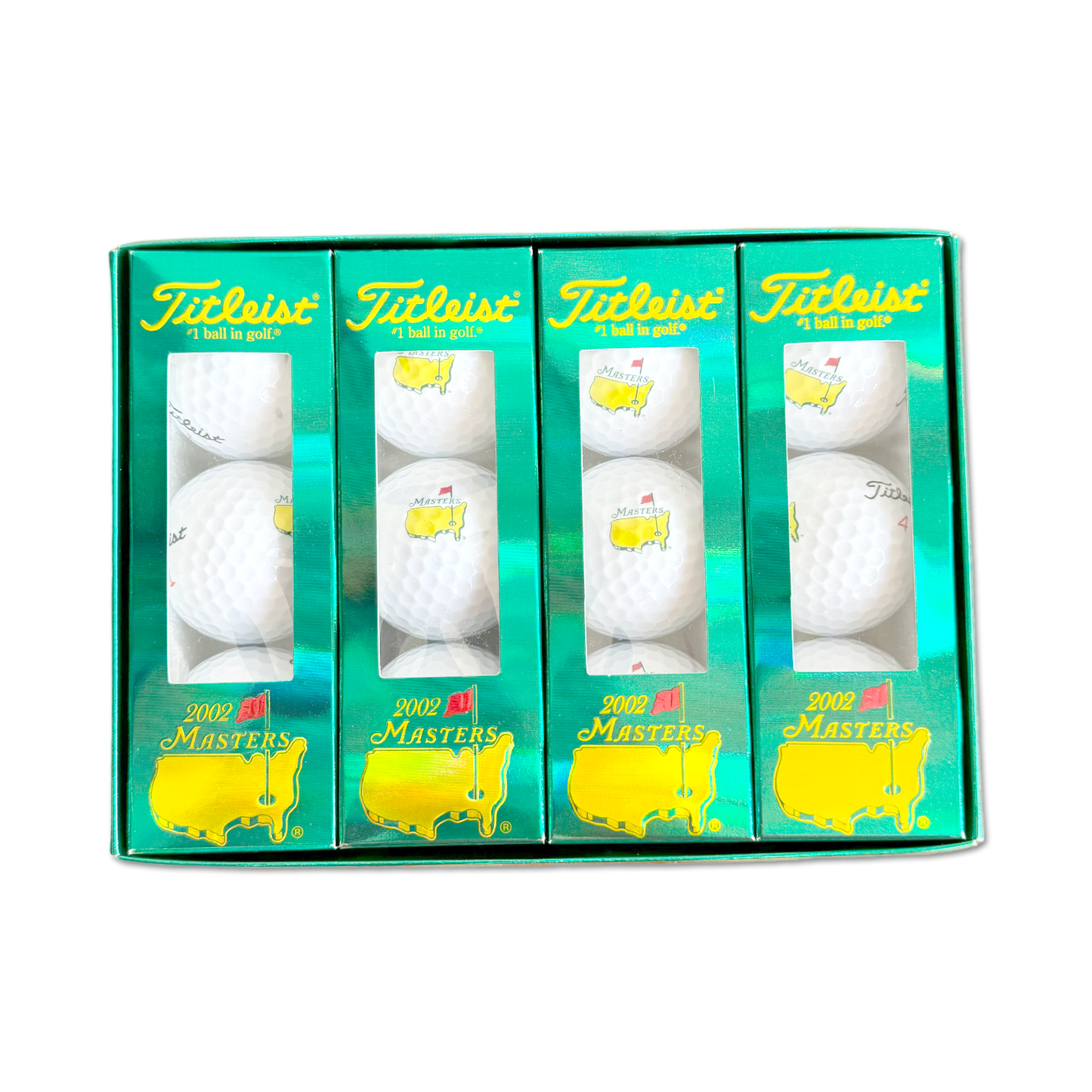 2002 Masters Augusta National Golf Ball Set (Dozen)