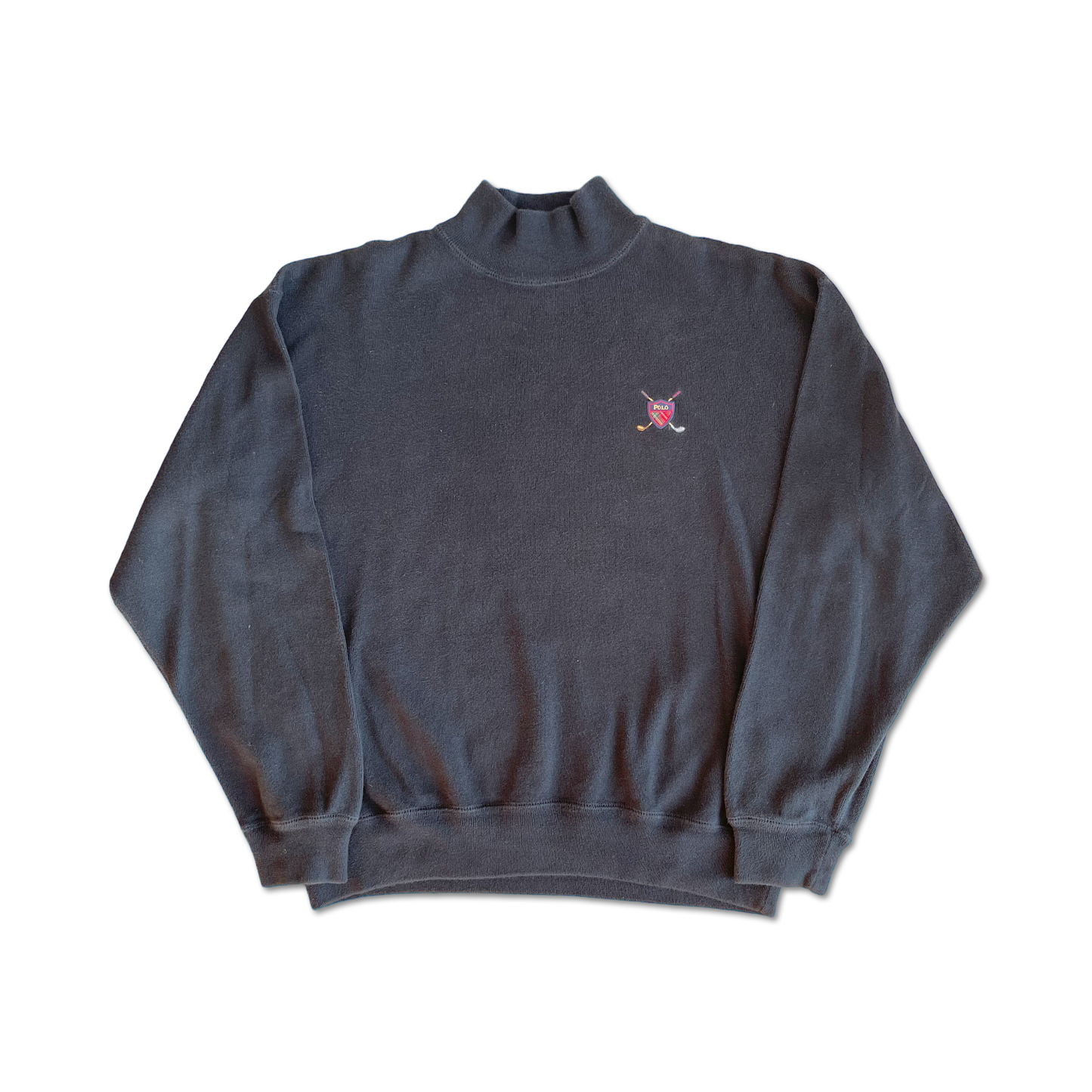 90's Polo Ralph Lauren Golf Mock Neck Sweater