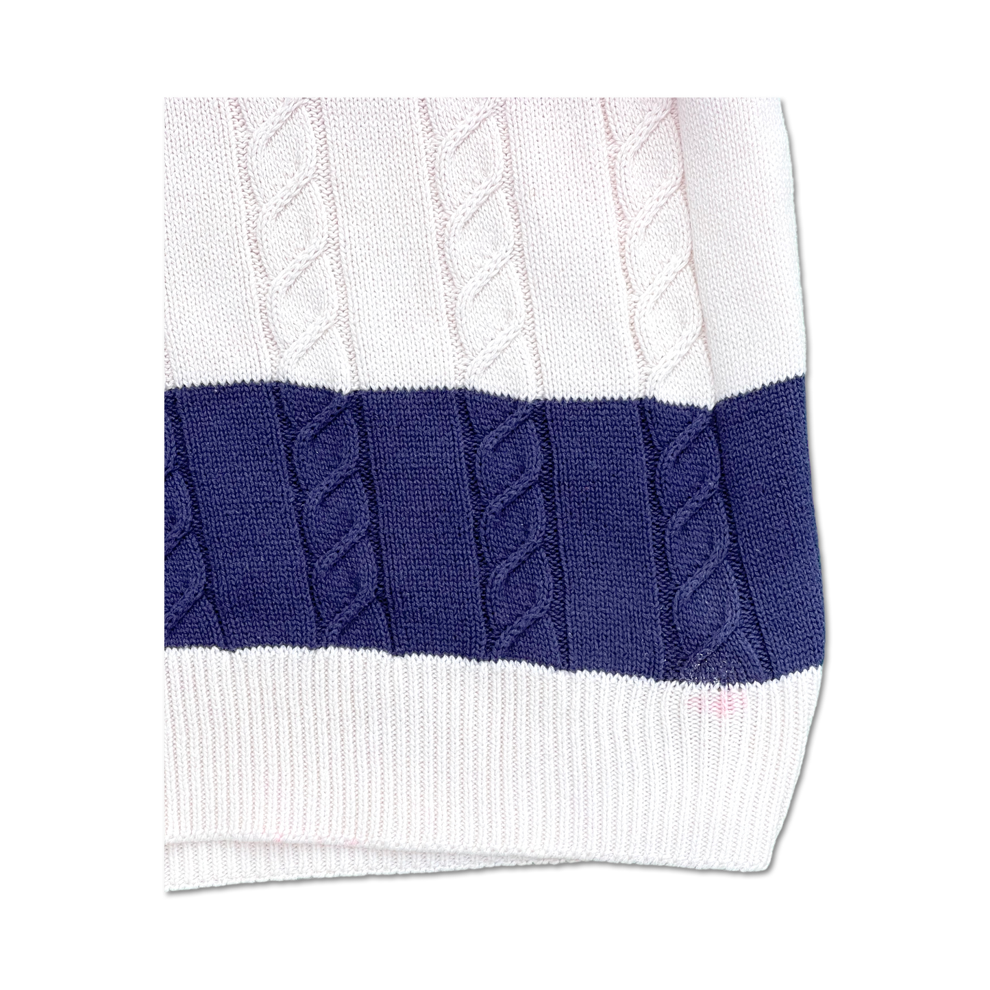 80's Pebble Beach Golf Links Cable Knit Sweater