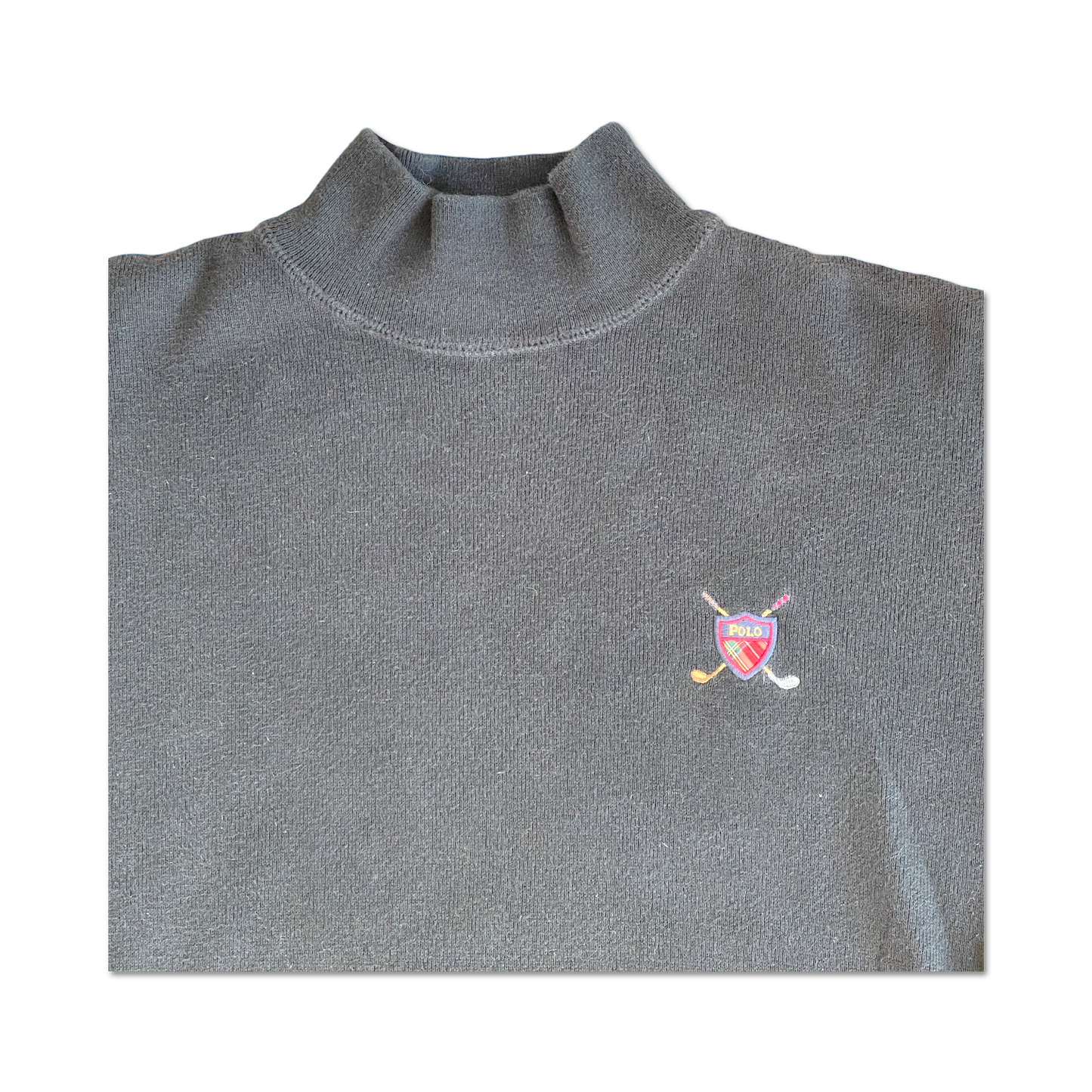 90's Polo Ralph Lauren Golf Mock Neck Sweater