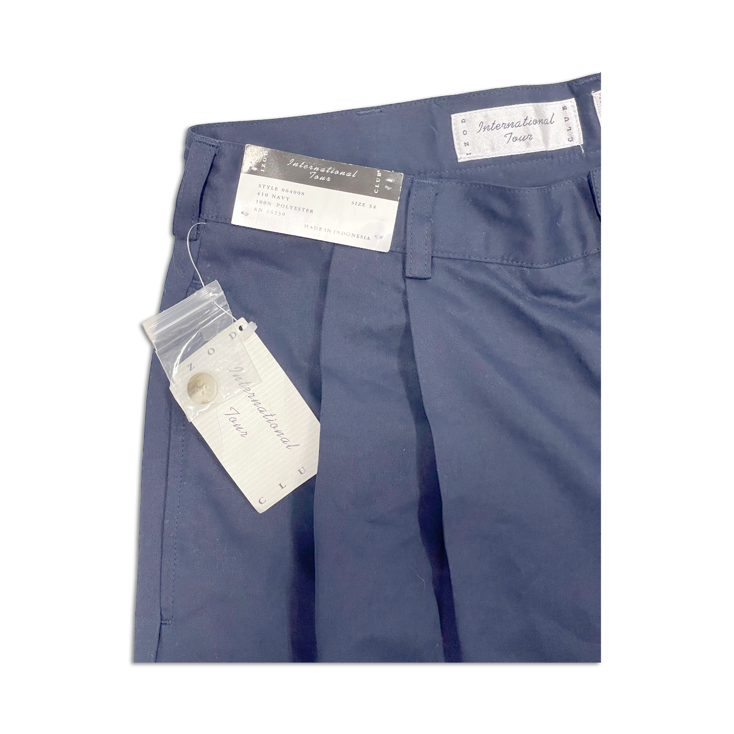 90's Izod International Tour Pleated Golf Shorts