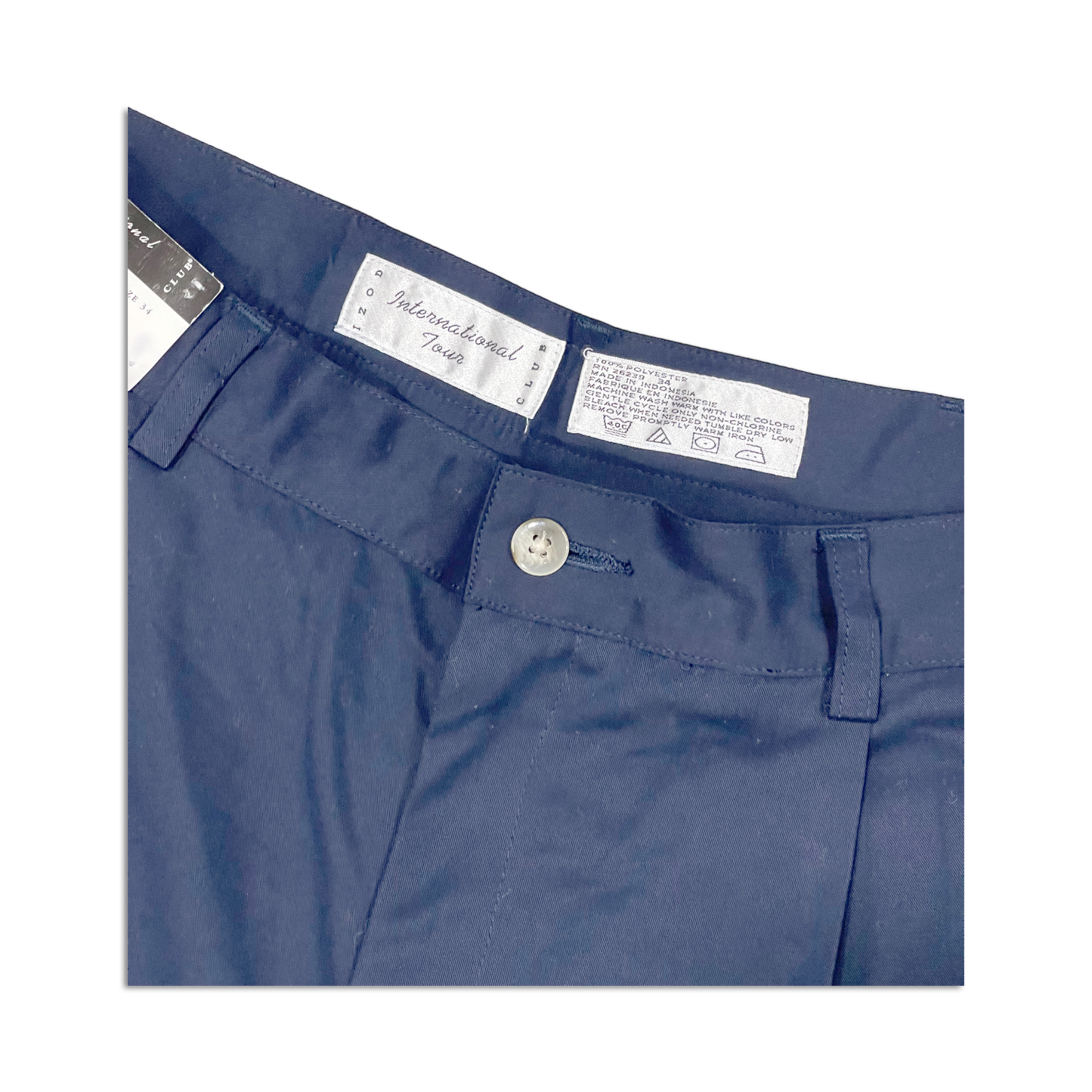 90's Izod International Tour Pleated Golf Shorts