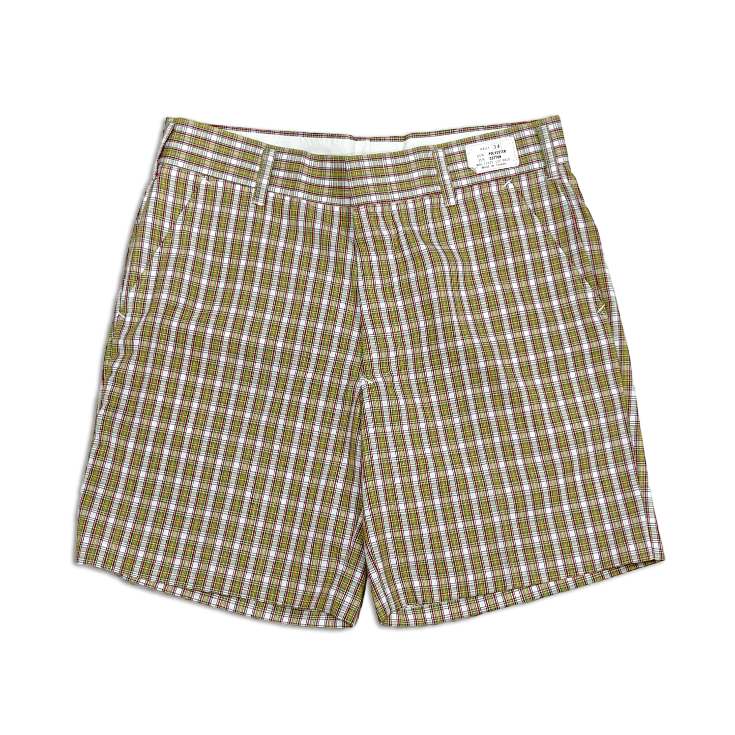 80's Plaid Golf Shorts