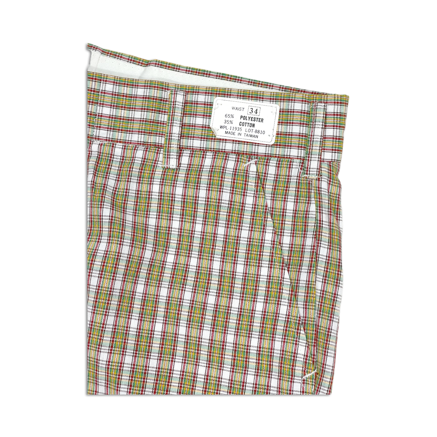 80's Plaid Golf Shorts