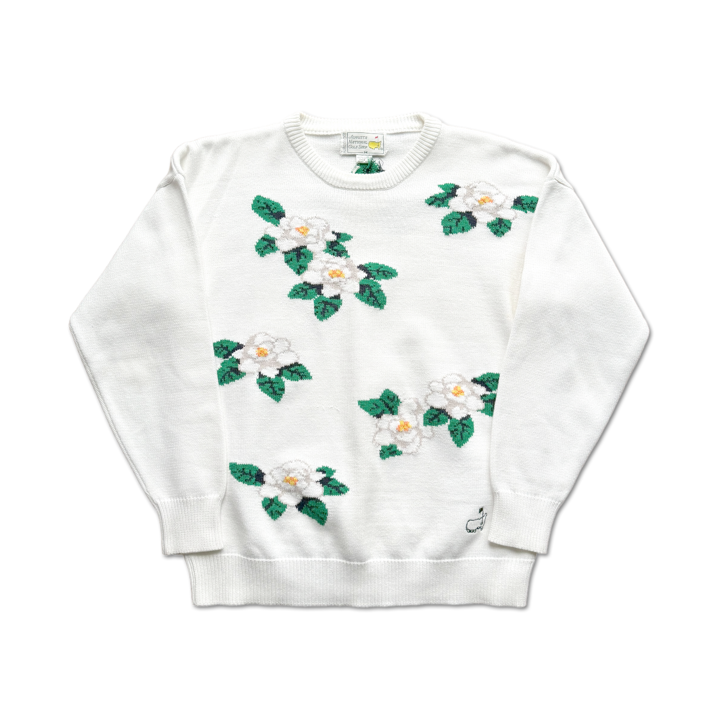 90's Masters Augusta National Floral Knit Sweater