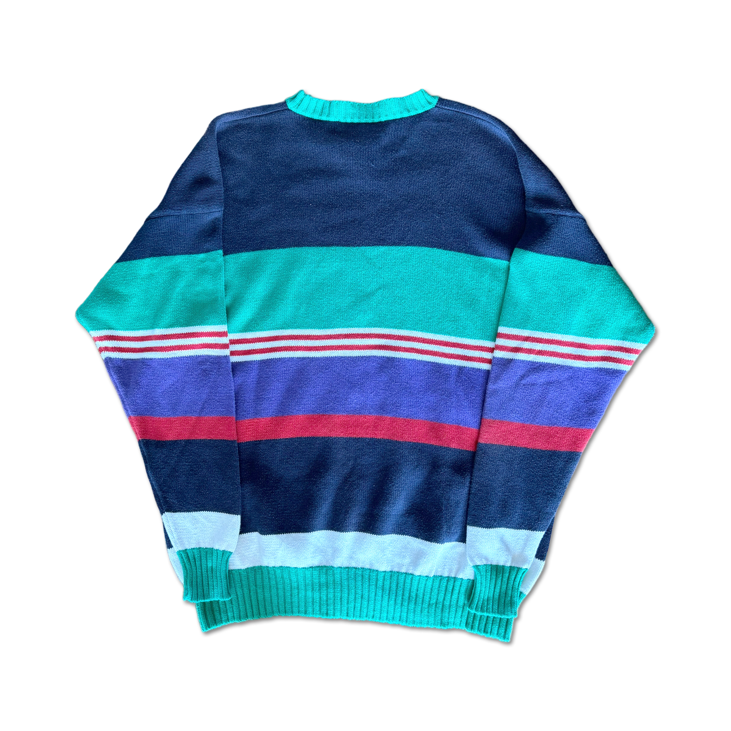 90's Masters Augusta National Striped Sweater