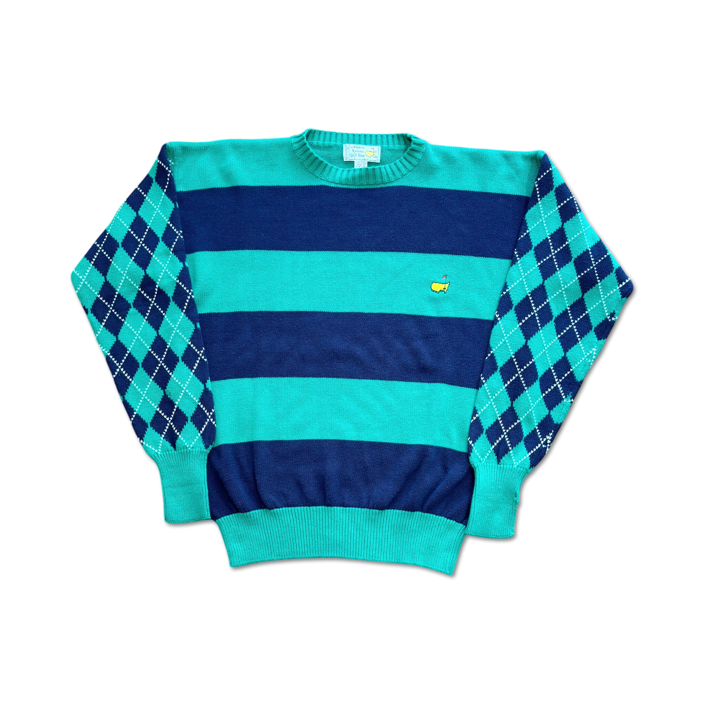 90's Masters Augusta National Argyle Knit Sweater