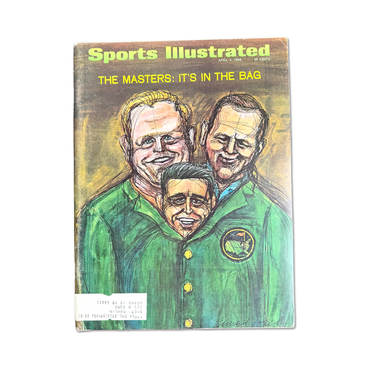1966 Sports Illustrated "The Masters: It's In The Bag" Issue