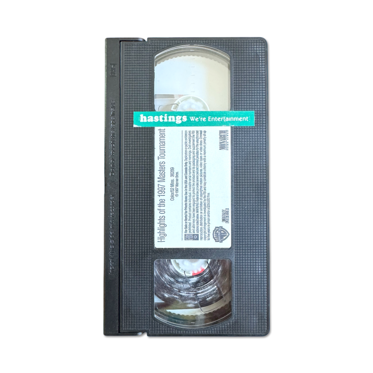1997 Masters Highlights VHS (Tiger's First Major)