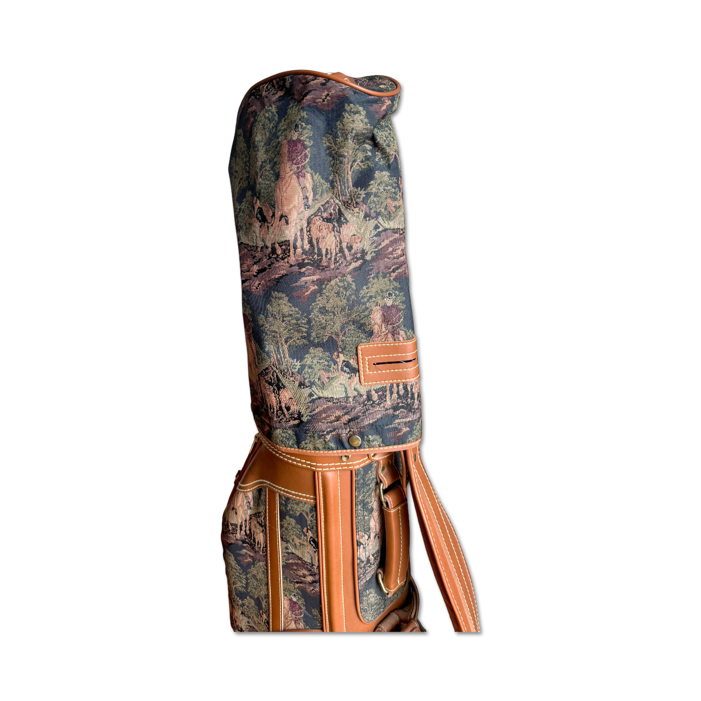 80's Daiwa Tapestry Golf Bag + Headcovers