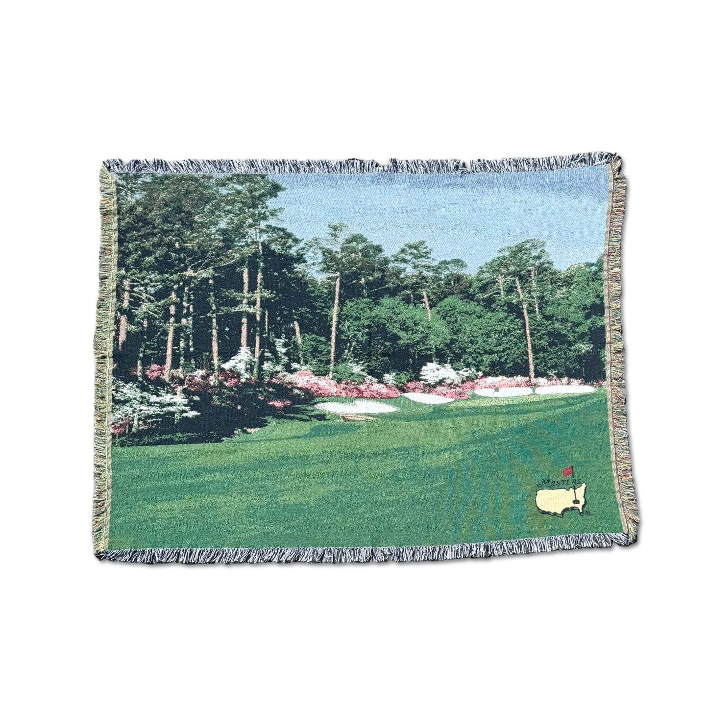 90's Masters Augusta National Amen Corner Knit Blanket