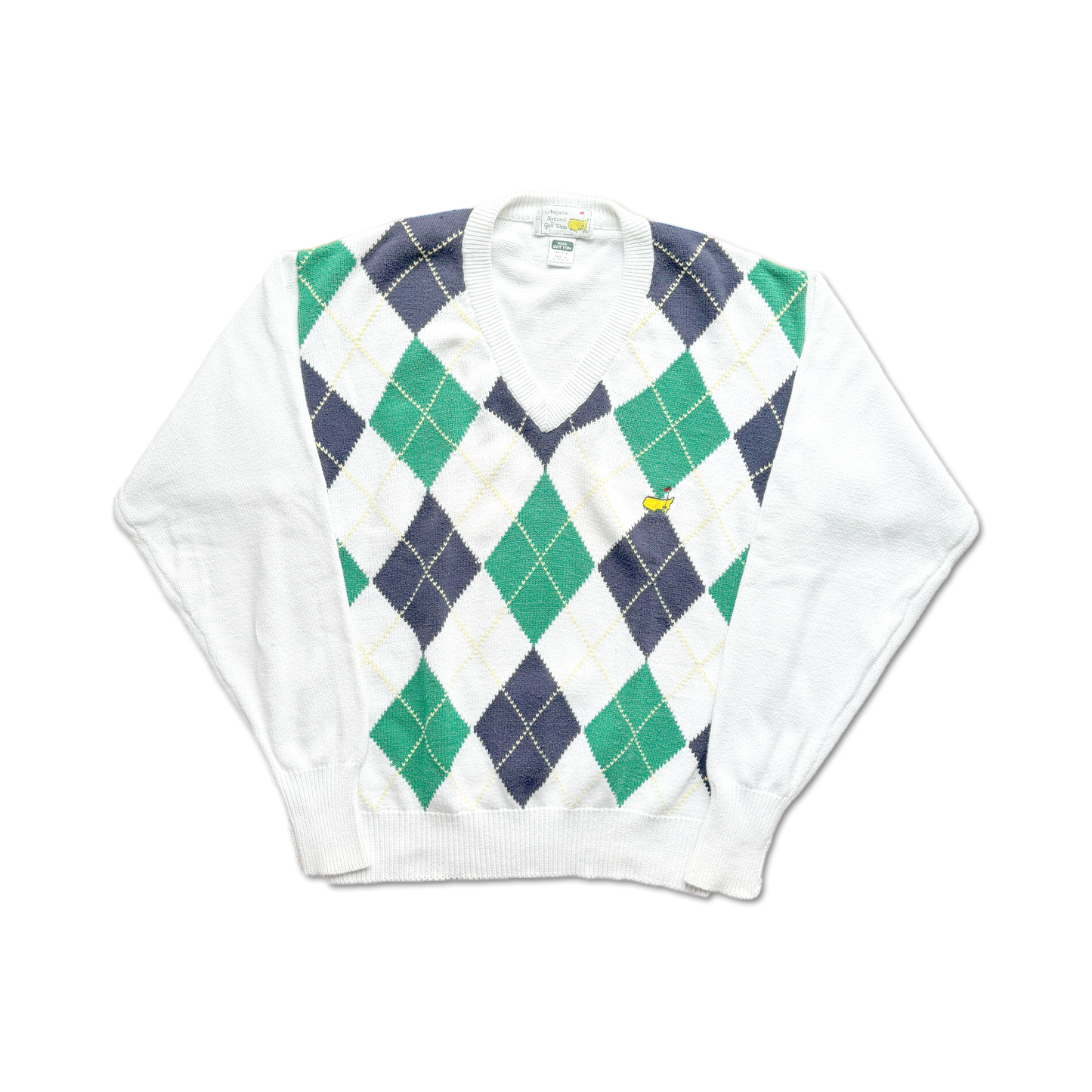 90's Masters Augusta National Argyle Sweater