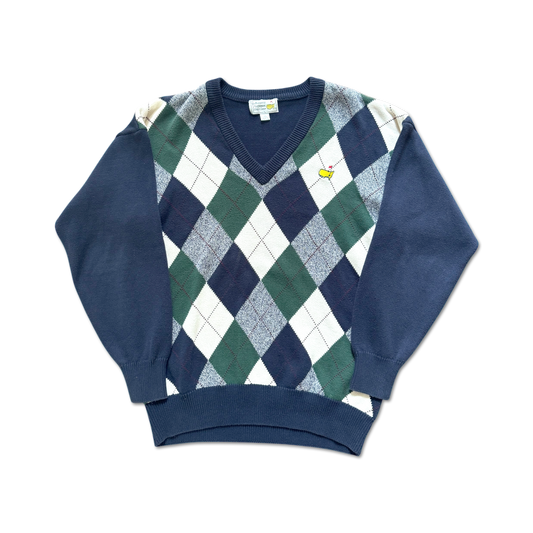 90's Masters Augusta National Argyle Knit Sweater
