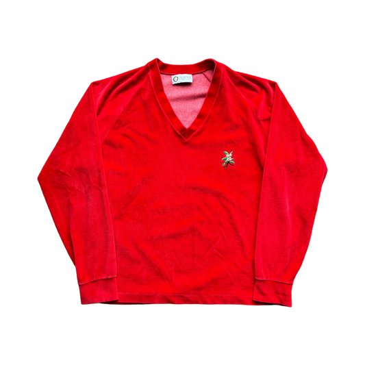 80's Laurel Valley Golf Club Velour Sweater