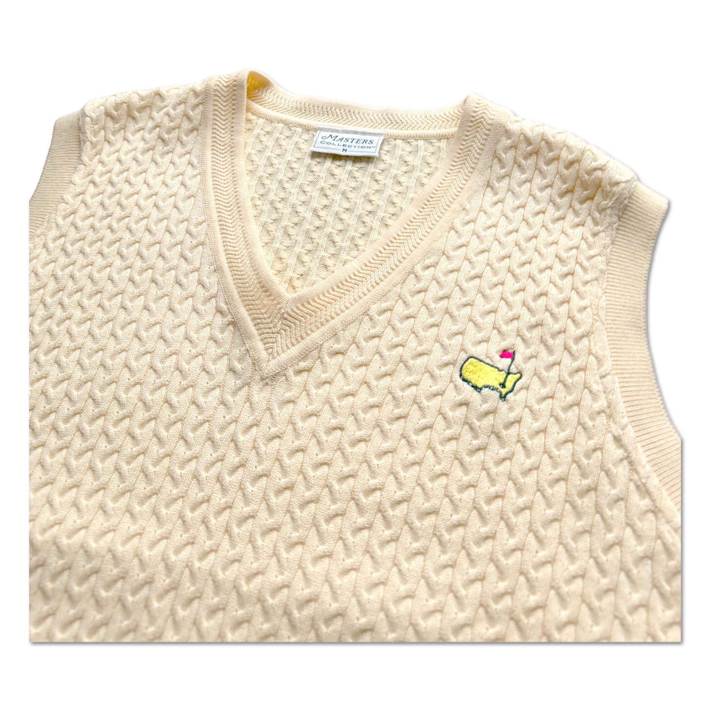 90's Masters Augusta National Cable Knit Sweater Vest