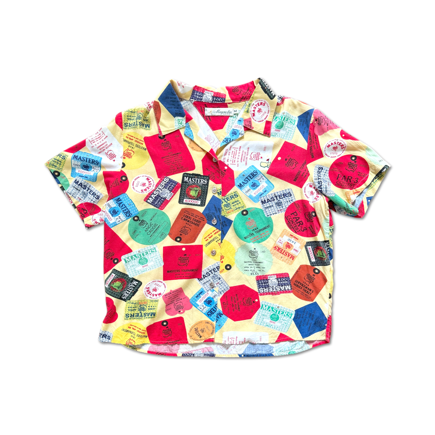 00's Masters Augusta National Badge Button Up