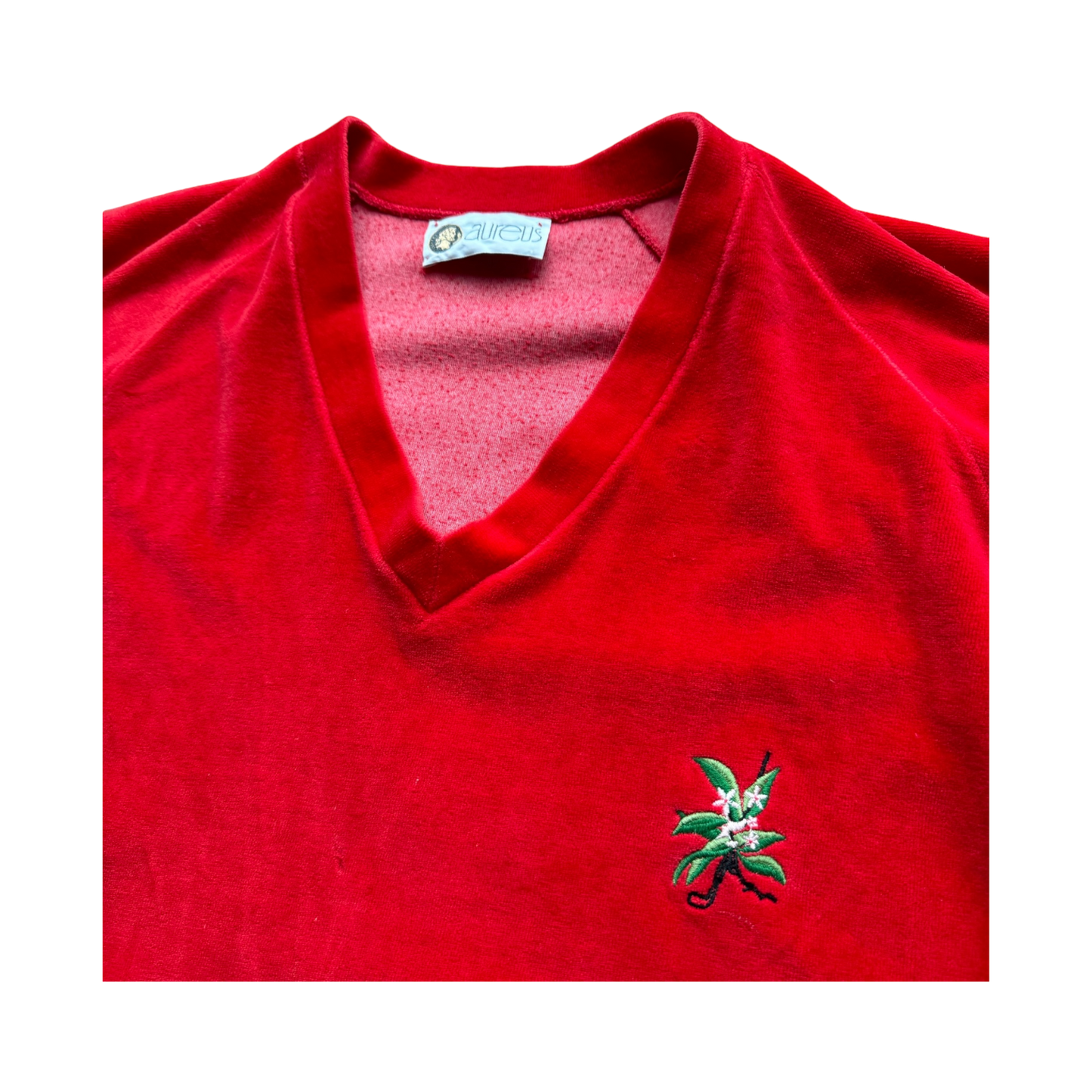 80's Laurel Valley Golf Club Velour Sweater
