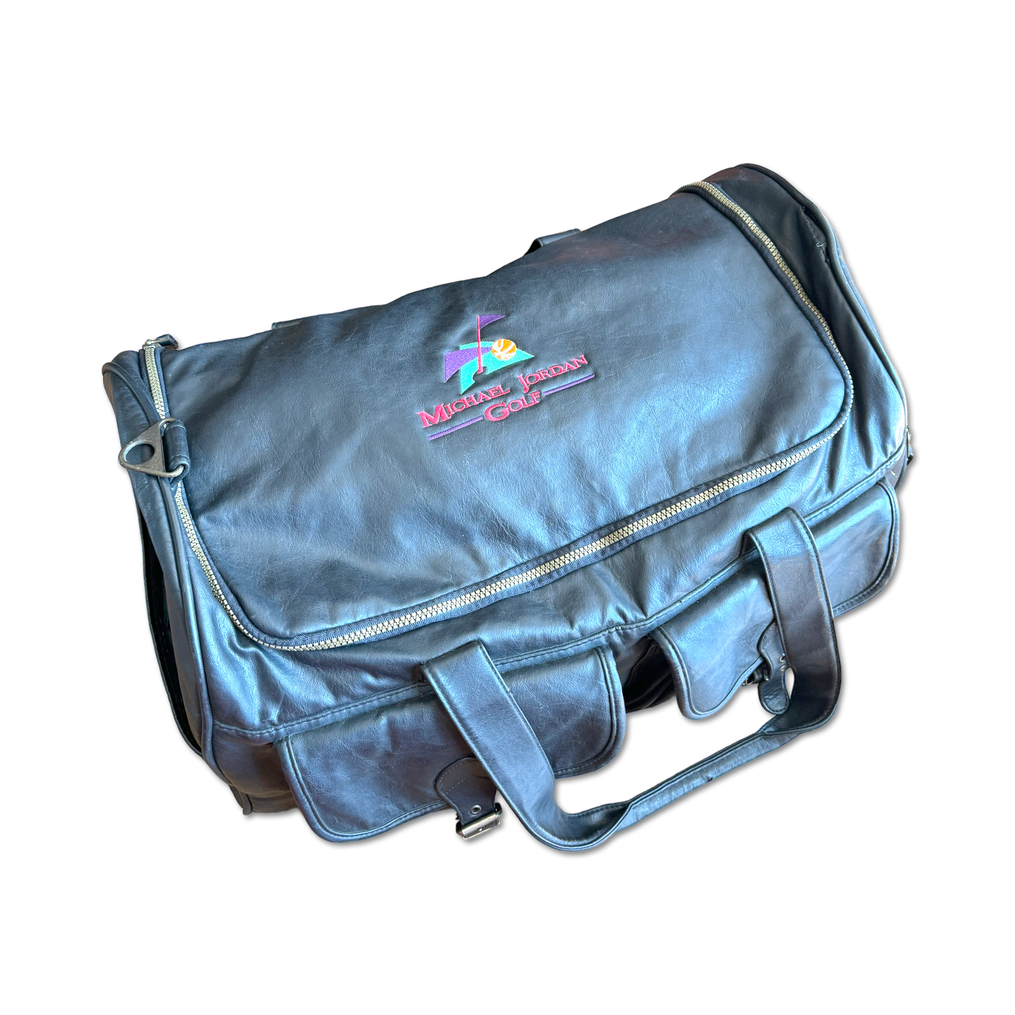 90's Michael Jordan Golf Leather Duffel Bag