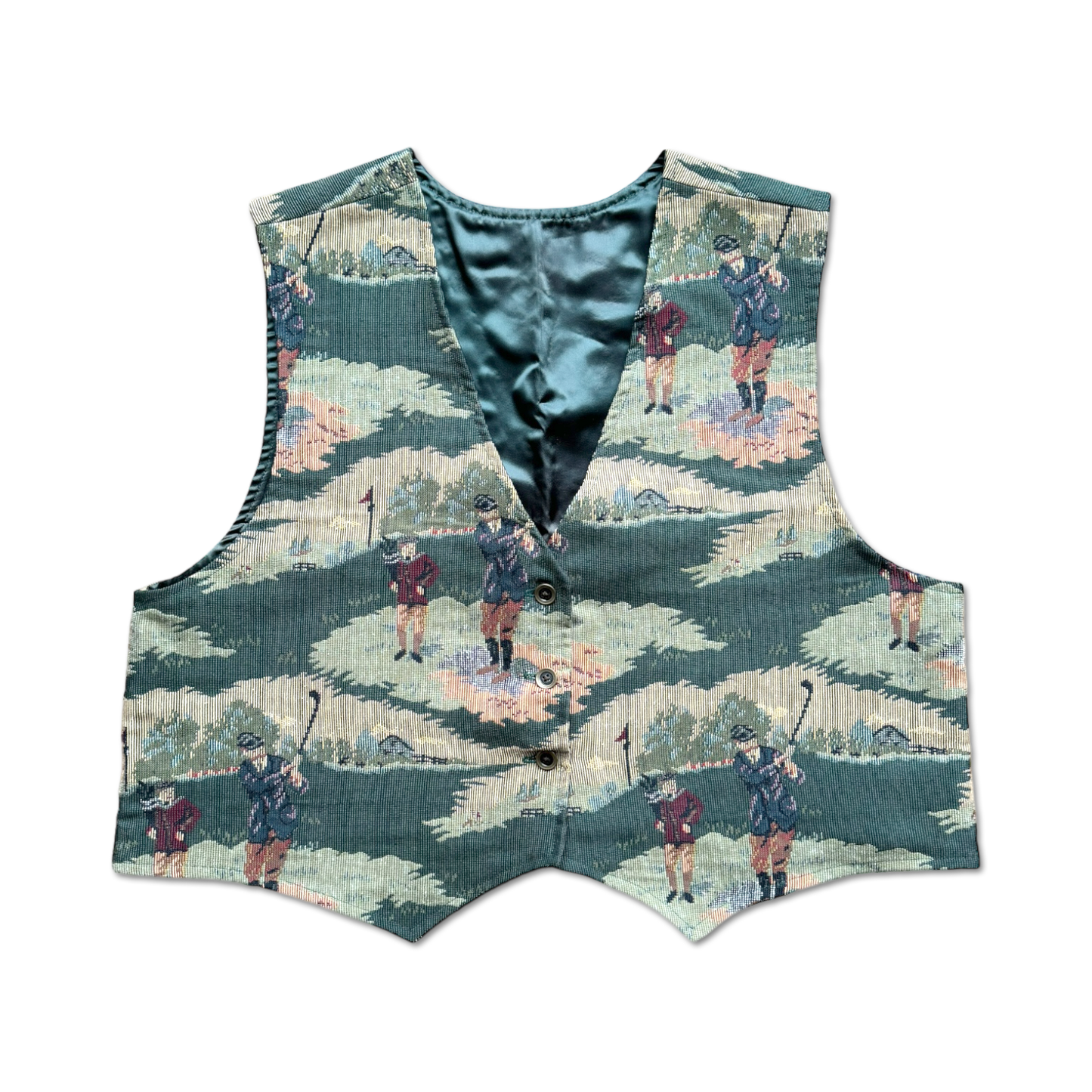 90's Tapestry Golf Vest