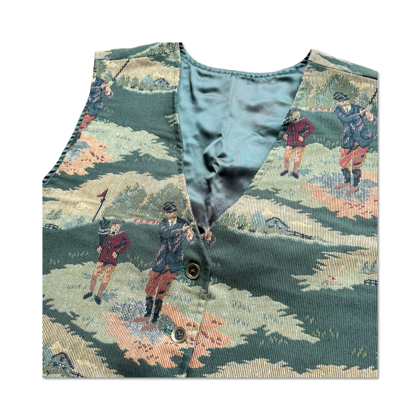 90's Tapestry Golf Vest