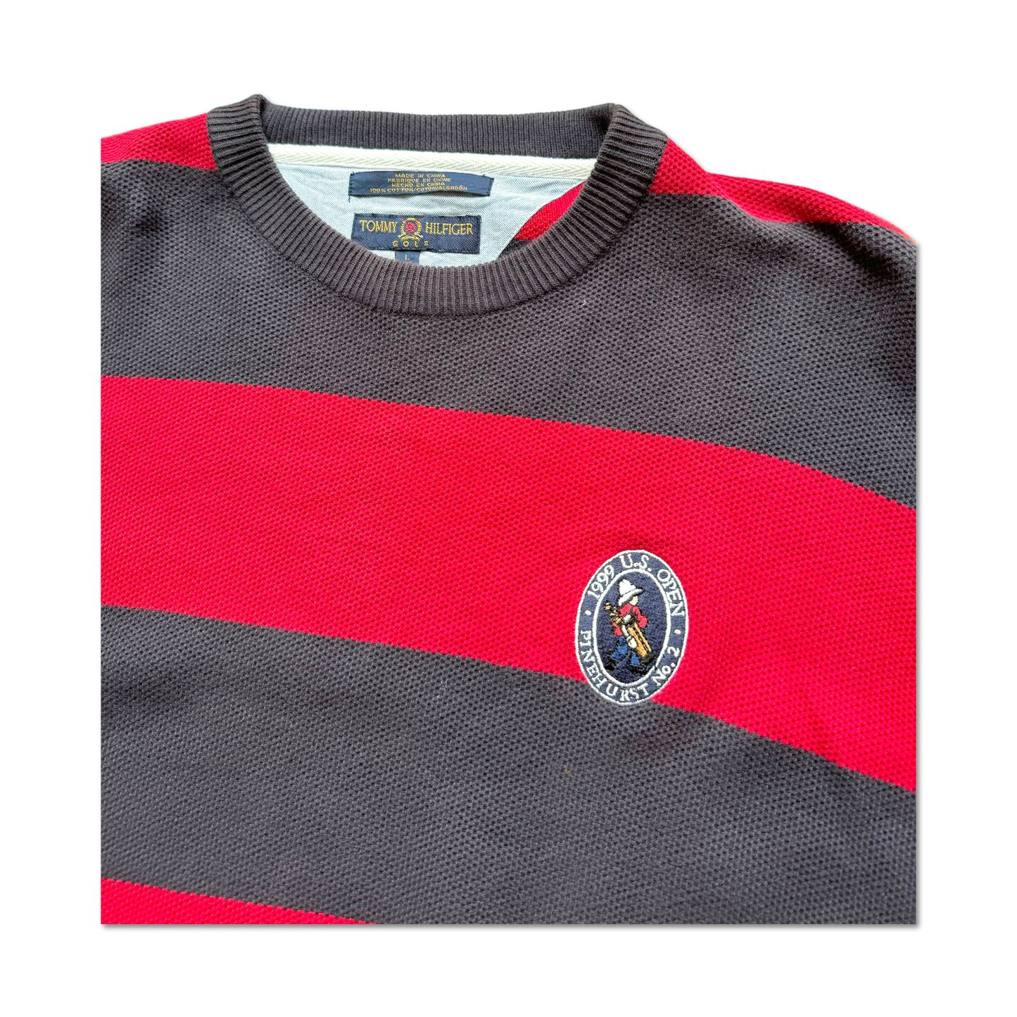 1999 U.S. Open Pinehurst No. 2 Striped Sweater