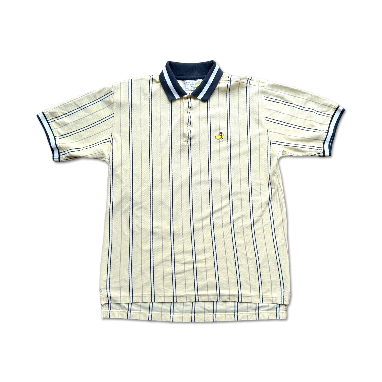 90's Masters Augusta National Vertical Stripe Polo