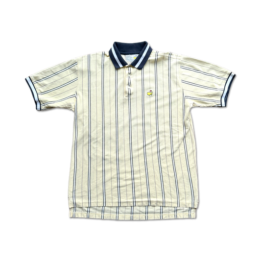 90's Masters Augusta National Vertical Stripe Polo