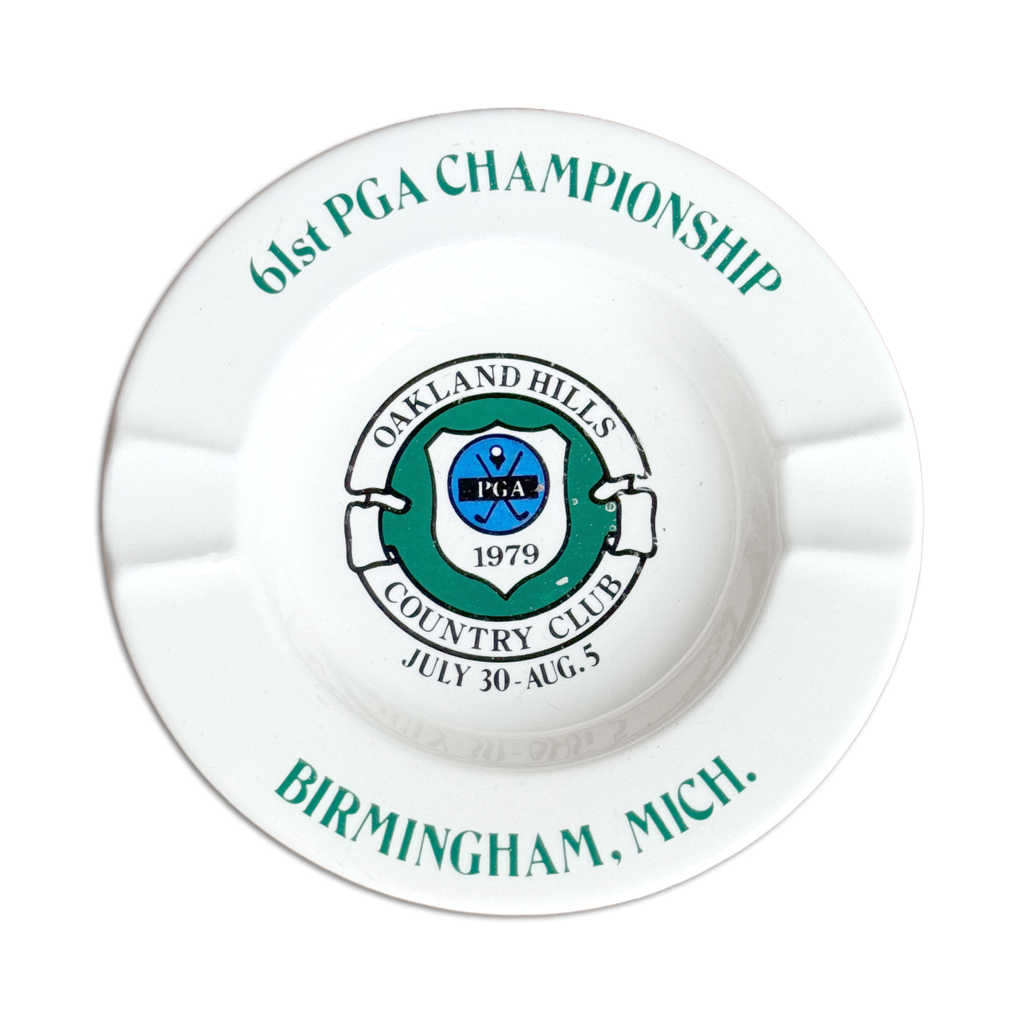 1979 PGA Championship Oakland Hills Country Club Ashtray