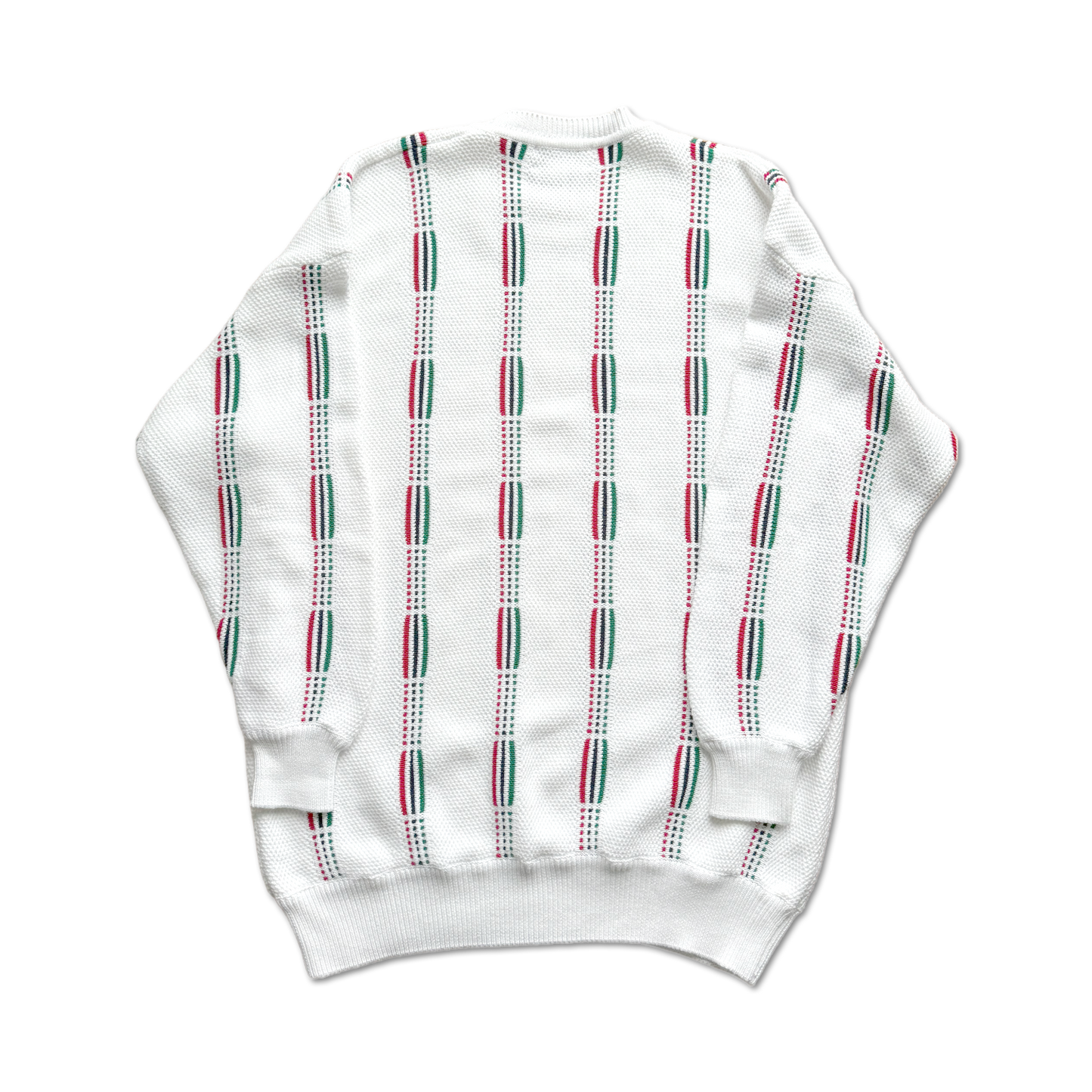 90's Masters Augusta National Vertical Stripe Sweater