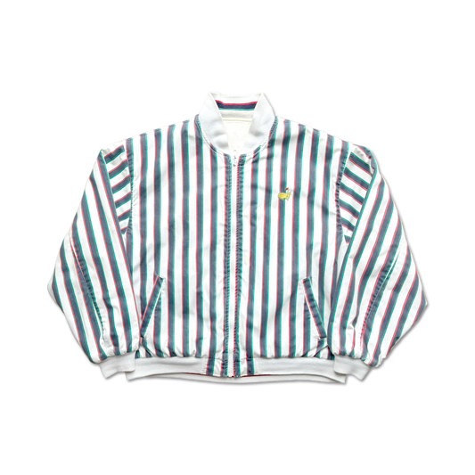 90's Masters Augusta National Reversible Striped Jacket