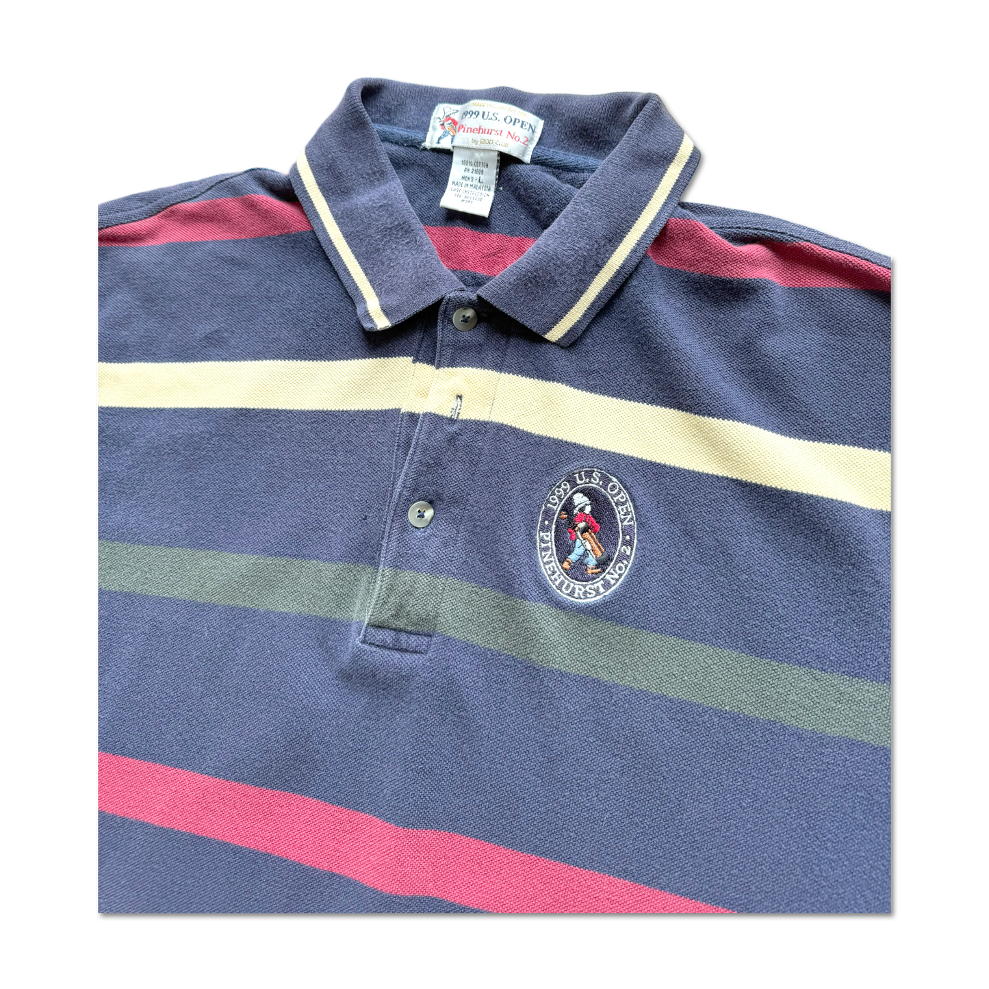 1999 U.S. Open Pinehurst No. 2 Striped Polo
