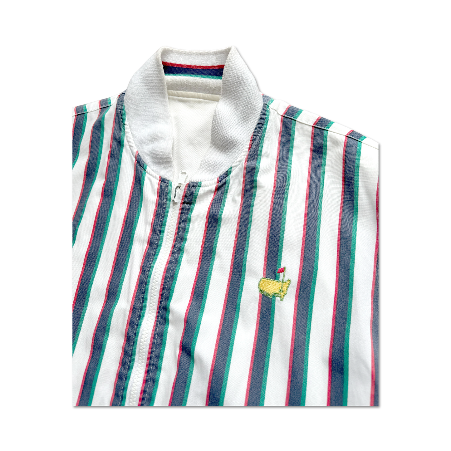 90's Masters Augusta National Reversible Striped Jacket