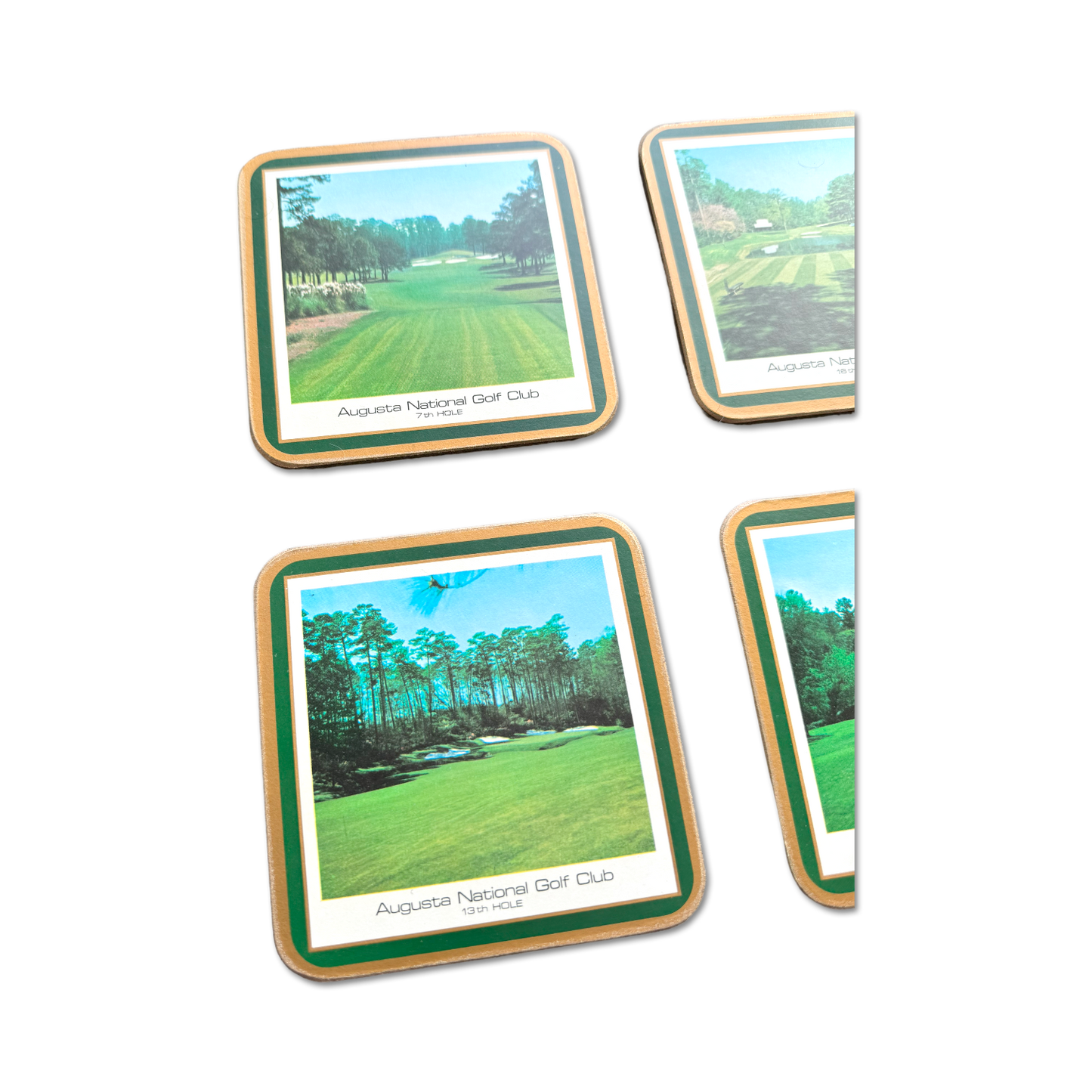 80s Masters Augusta National Coaster Set